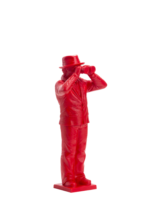 Weltanschauungsmodell IV (Anmerkung zu Beuys) rot