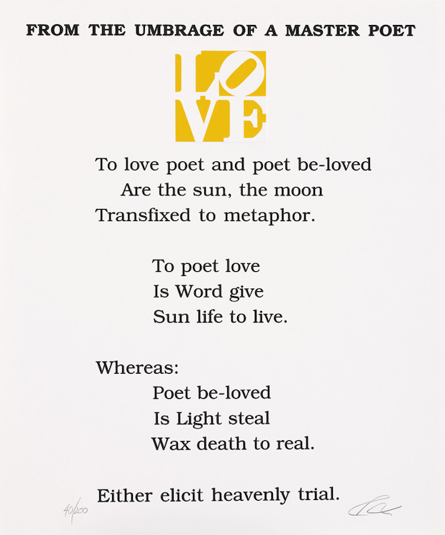 Love poem (gelb) aus "The book of love"