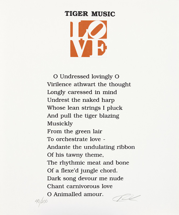 Love poem (orange) aus "The book of love"