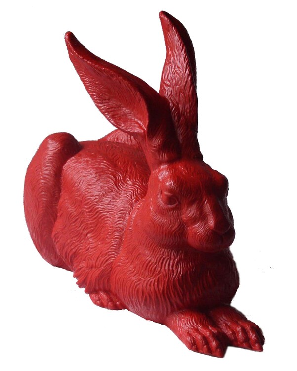 Dürers Hase (rot)
