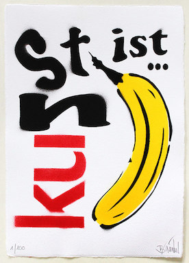 Kunst ist Banane